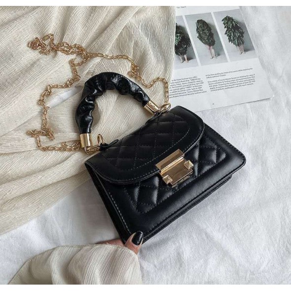 (THANH LÝ) Túi đeo chéo nữ mini trần trám xinh xắn giá rẻ BAG U MN105