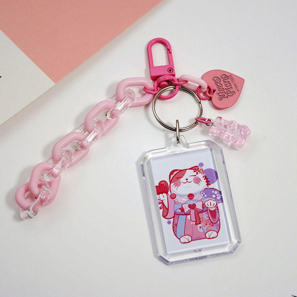 Móc Khóa Khung Ảnh / Túi Quà Cặp Đôi Bảo Vệ Thẻ ID MMLUCK
