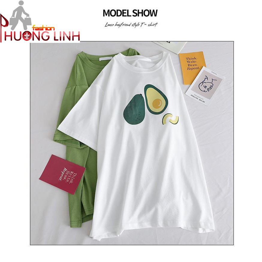 [Có video] Áo thun nam nữ hình quả bơ - Thời Trang Phương Ling - Bảo hành 7 ngày - 18062020638