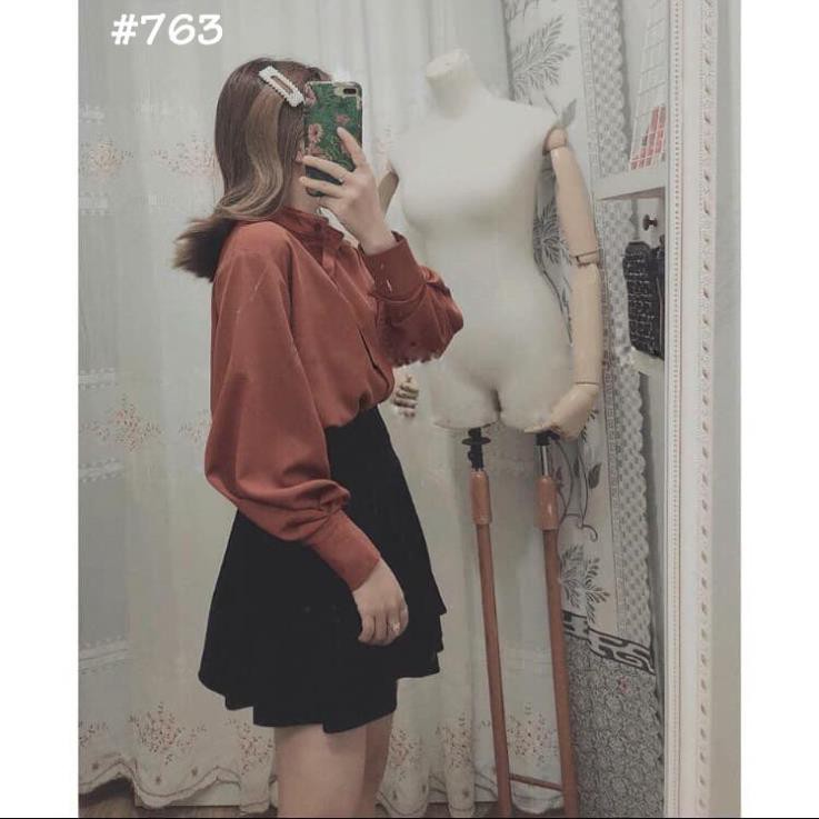 Đầm Nữ, Áo sơ mi nữ siêu xinh mặc công sở chất đũi đẹp nhiều màu V | BigBuy360 - bigbuy360.vn