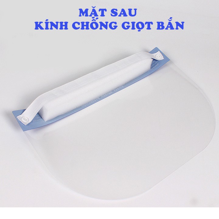 10 Kính che mặt trong suốt  chống giọt bắn Face Shield