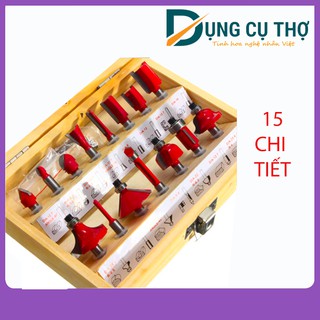 Bộ 15 mũi soi cốt 6,35mm