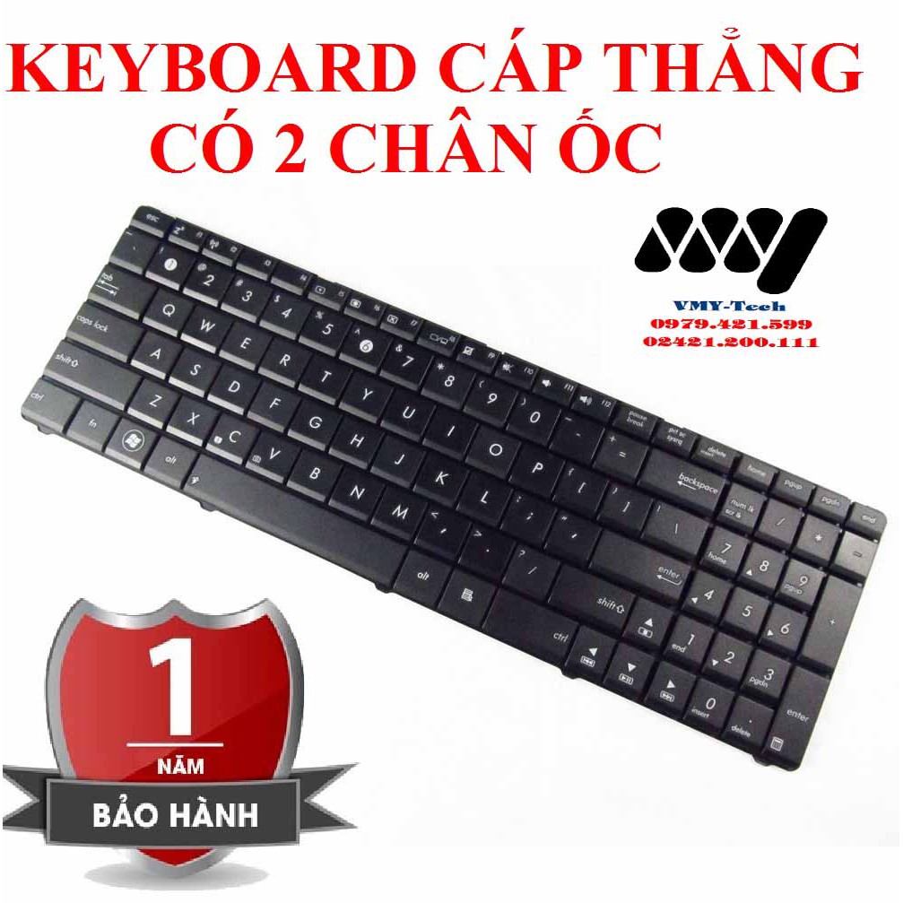 Bàn phím laptop Asus X52N X52F X53E K73E K73S K73SM K73SV