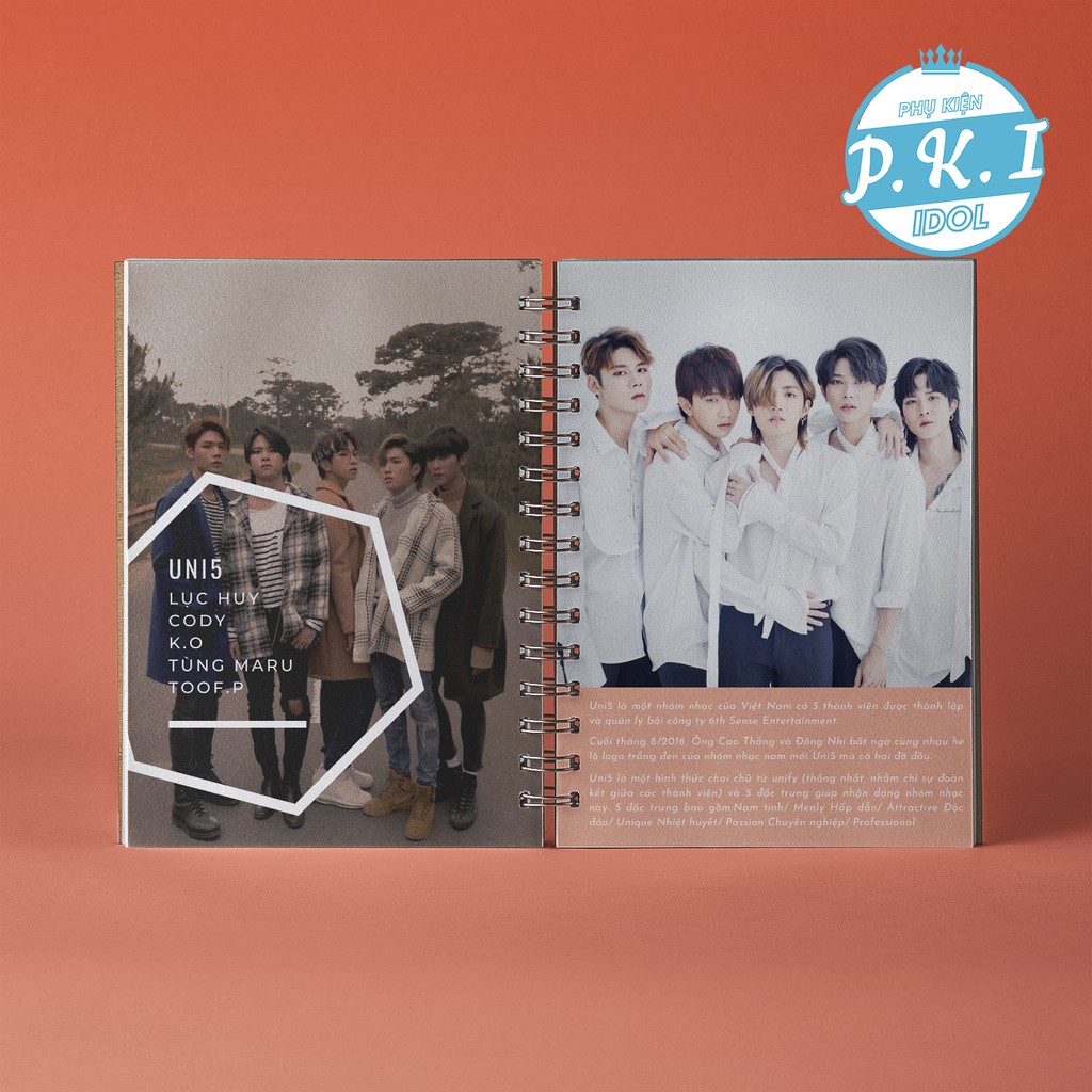 Bộ Photobook Album ảnh Nhóm Nhạc V-Pop UNI5 2021 - QUÀ TẶNG V-POP | BigBuy360 - bigbuy360.vn