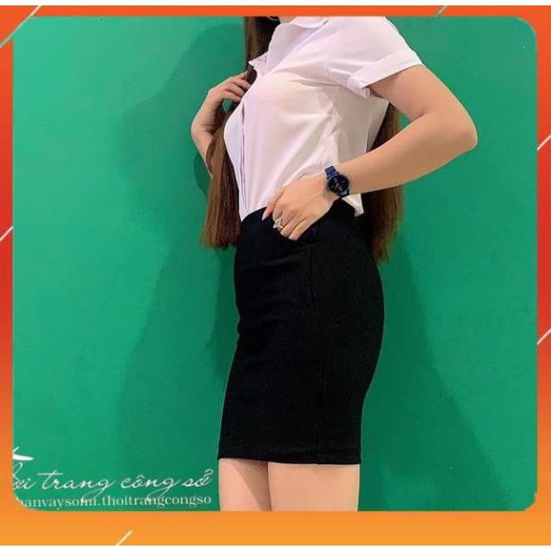 [FREESHIP - HÀNG LOẠI 1]  -  Chân Váy Bút Chì 2 Túi Mã MCV162 - Ảnh Thật 100% | BigBuy360 - bigbuy360.vn