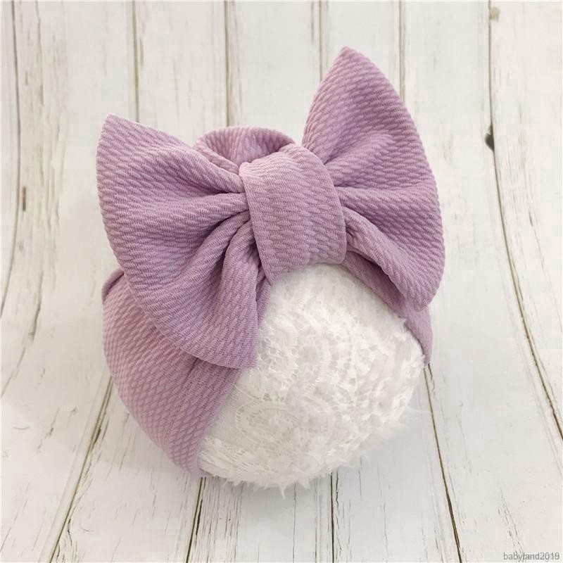Nón cotton thắt nơ lớn xinh xắn cho bé