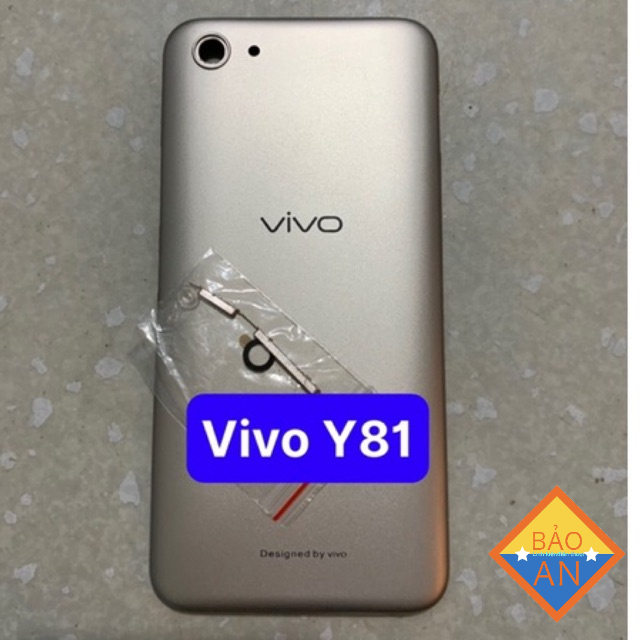 Lưng vỏ vivo Y81 gồn lưng viền,phím bấn , kính cam