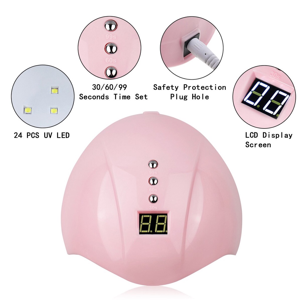 Bộ máy hong khô móng tay + phụ kiện Monja thiết kế cao cấp tiện dụng