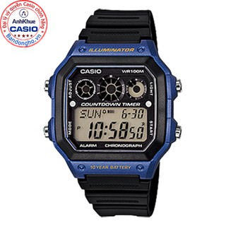 Đồng hồ nam Casio AE-1300WH-2A ⌚𝐂𝐀𝐒𝐈𝐎❤️ Đồng hồ Casio AE-1300WH-2AVDF chính hãng Anh Khuê AE-1300