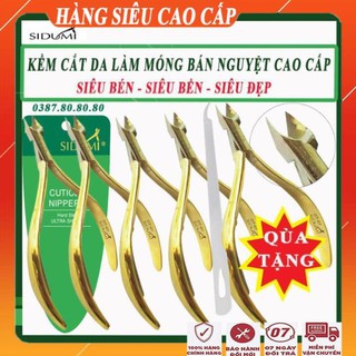 Kềm cắt da làm móng bán nguyệt vàng/ Kìm nhặt da cắt móng tay, cắt móng chân sidumi DT07