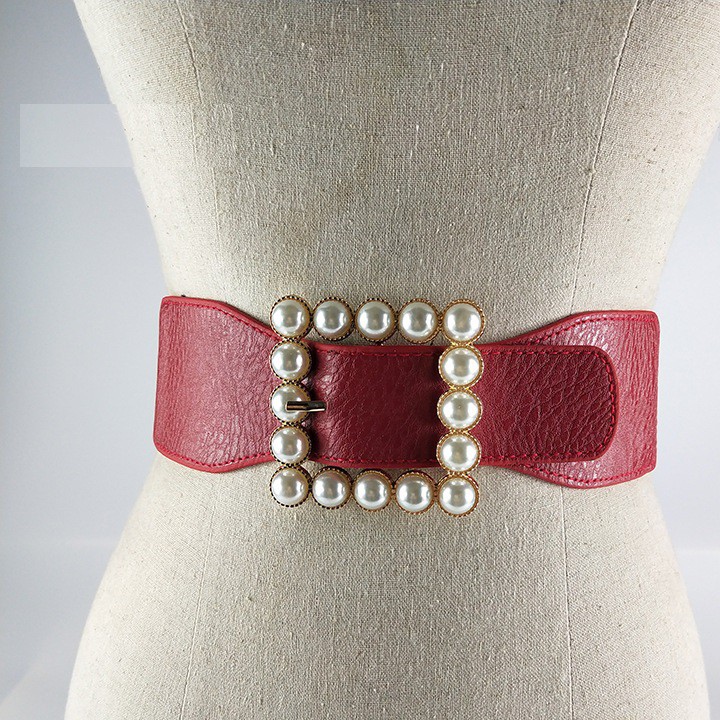 thắt lưng nữ đai váy mặt vuông 6cm