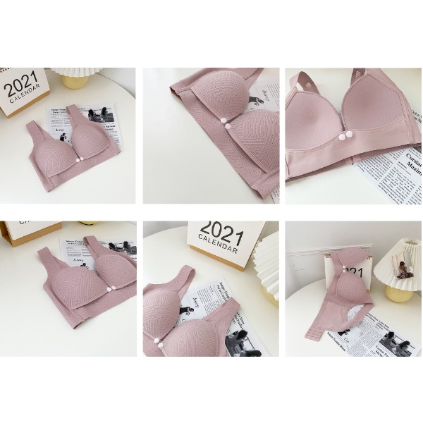 Áo lót su có cúc mở cho con bú MS Mombaby 7736