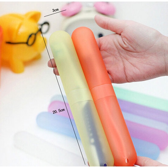 Hộp Đựng Bàn Chải Đánh Răng Cầm Tay Du Lịch Tiện Lợi