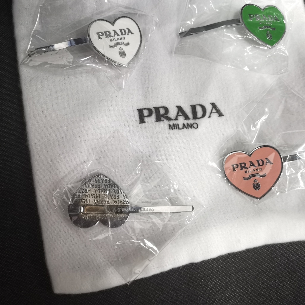 1 Gói Kẹp Tóc Trái Tim Kim Loại Mới Không Hộp