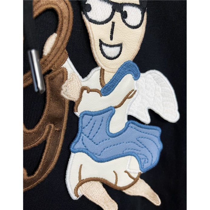 Áo Khoác Hoodie Dài Tay Thêu Chữ angel Mùa Thu Đông Mới D0Lce&GABBA 2021