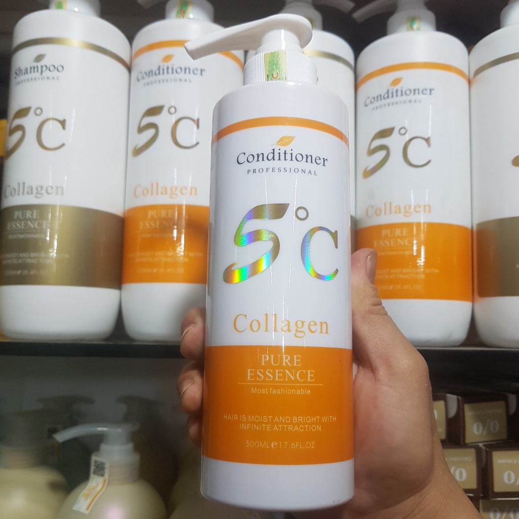 Dầu gội và dầu xả 5C Collagen Siêu Mềm Mượt 500ml
