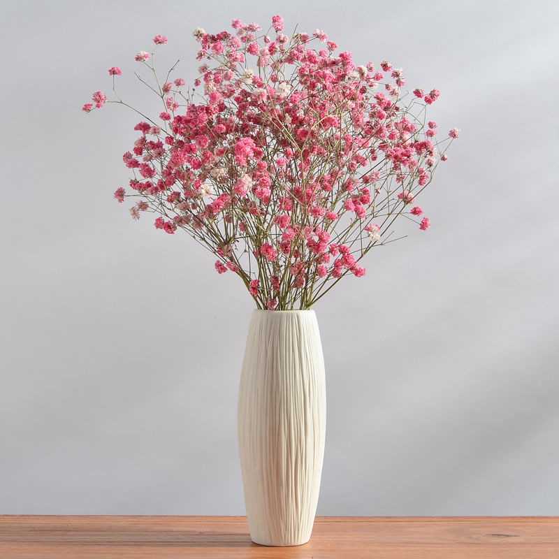 Bình hoa khô nhỏ gốm sứ tươi trang trí theo phong cách Châu Âu phòng khách đầy sao cắm nghệ thuật bàn ăn đơn giản