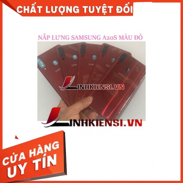 NẮP LƯNG SAMSUNG A20S MÀU ĐỎ⚡GIÁ RẺ TỤT QUẦN⚡ NẮP LƯNG ZIN CAO CẤP, XỊN SÒ, ĐẸP, KUTE