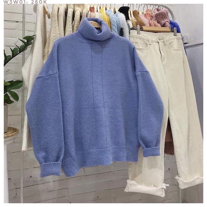 Áo len dáng rộng Hàn Quốc kèm ảnh thật | BigBuy360 - bigbuy360.vn