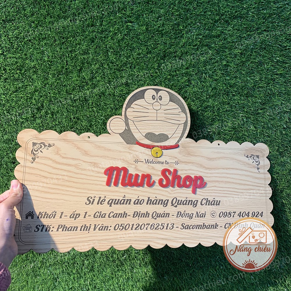 Bảng gỗ - Khắc tên shop- chụp ảnh- livestream sản phẩm, thiết kế theo yêu cầu, khắc laze hiện đại và sang trọng