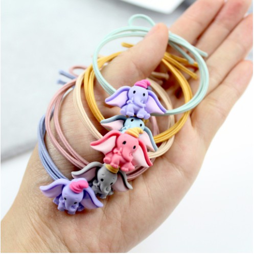 Combo 5 Dây Chun Buộc Tóc Ngộ Nghĩnh Hình Con Voi.