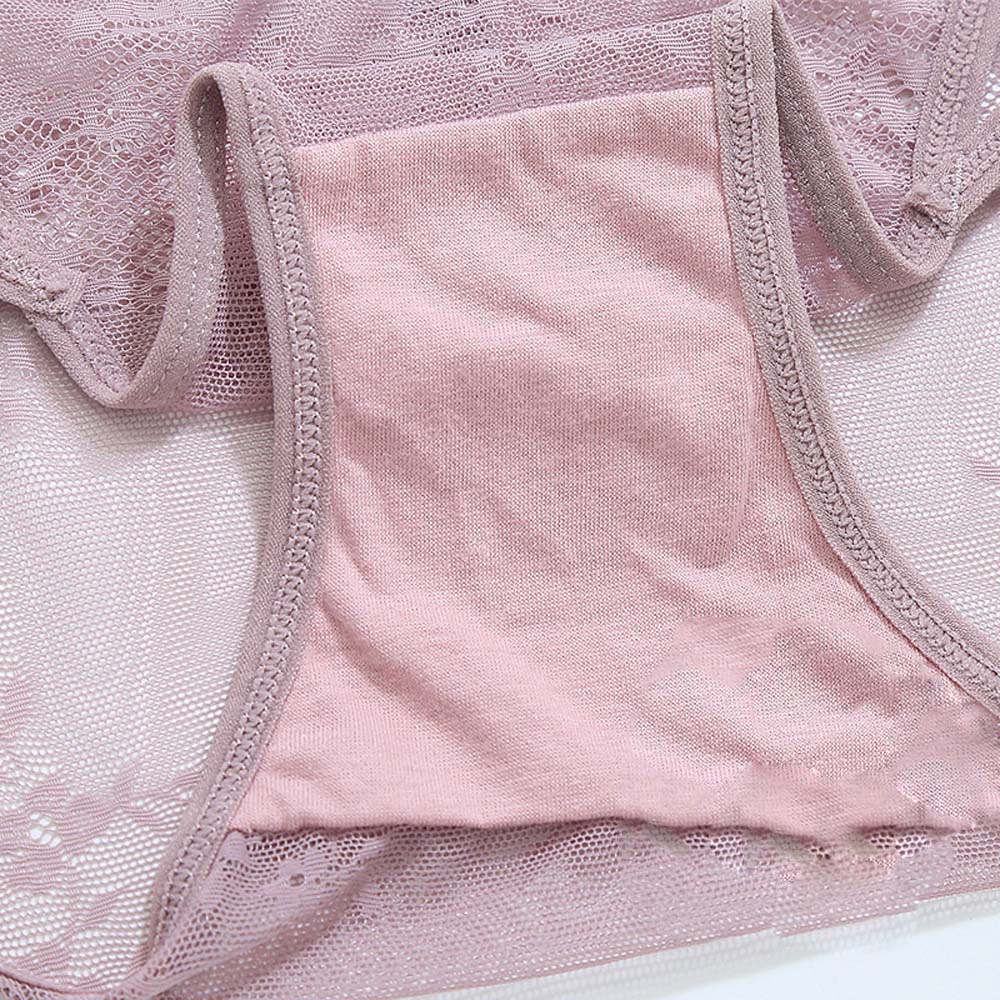Quần Lót Cotton Nylon Siêu Mỏng Phối Ren Hoa Xuyên Thấu Thoáng Khí Thời Trang Hàn Quốc Cho Nữ | BigBuy360 - bigbuy360.vn