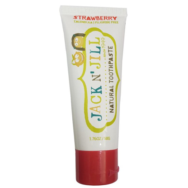 Kem đánh răng hữu cơ cho bé Jack N’ Jill Natural Toothpaste 50g- vị dâu