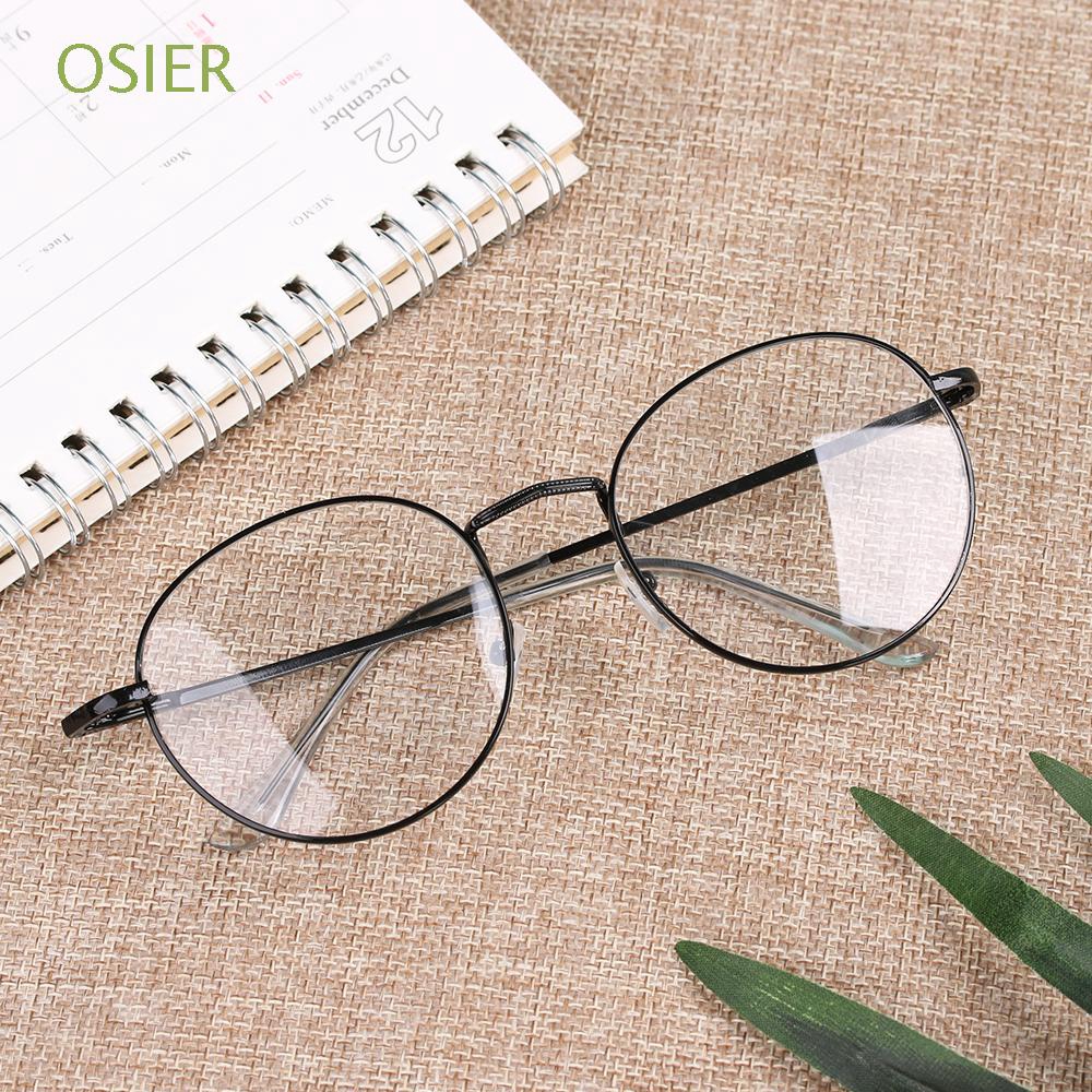 Kính mắt OSIER gọng kim loại tròn quá cỡ thời trang vintage | BigBuy360 - bigbuy360.vn