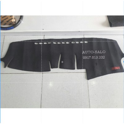 Thảm taplo santafe 2010-2021, nhung - da cacbon