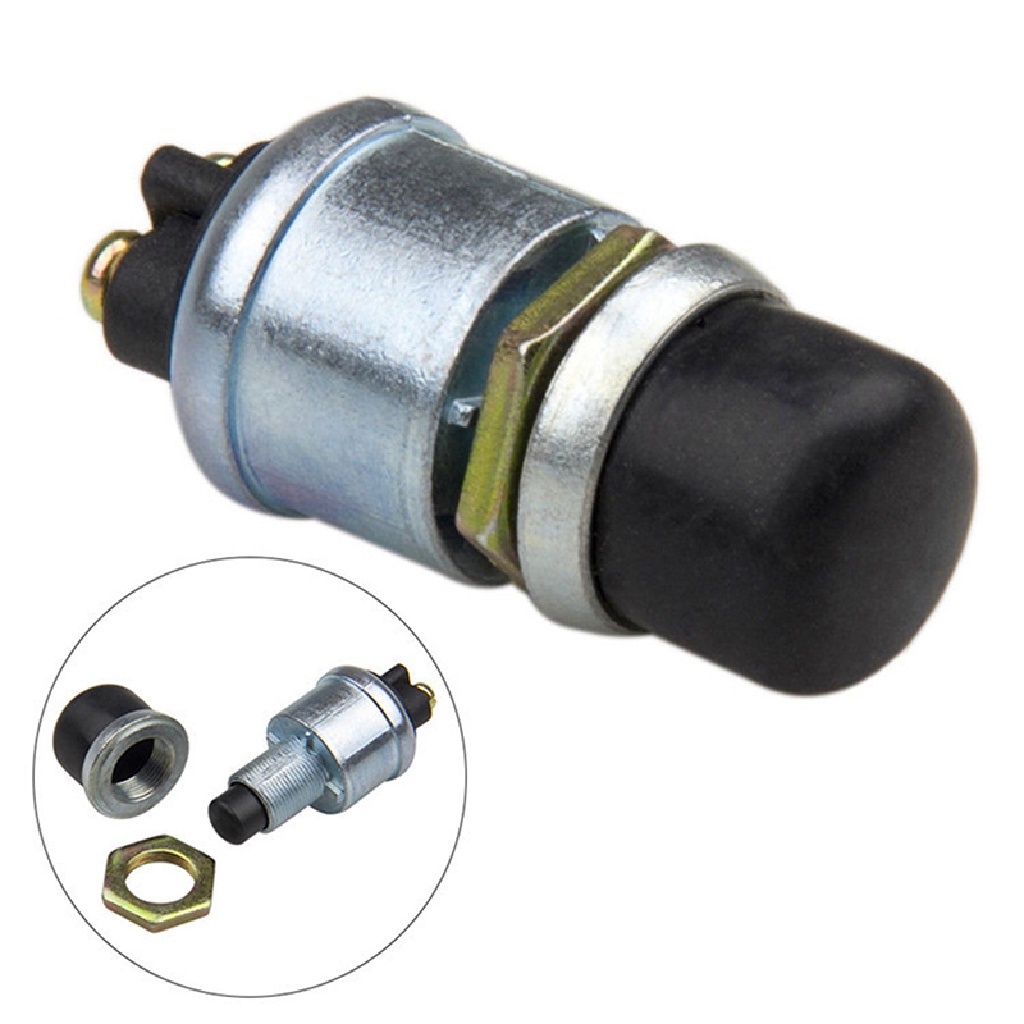 Công tắc khởi động 12V 20A cho xe hơi, tàu thuyền - Nút nhấn/nhả