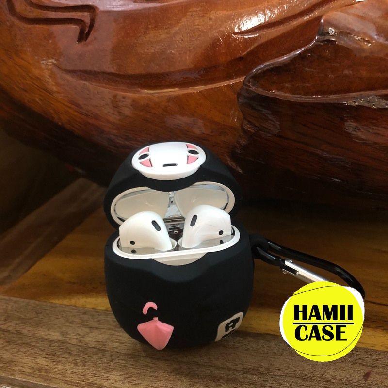 Case Vỏ Bao Airpods Đựng Tai Nghe Airpod 1 2 Pro Vô Diện Cầm Ô Bằng Nhựa Dèo TPU Chống Bám Bụi