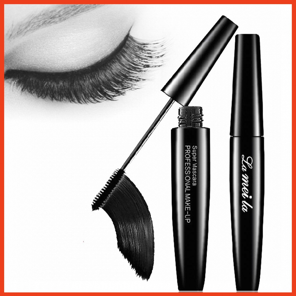 Bút kẻ mắt Mascara màu đen trang điểm mi chống nhòe hiệu ứng 3D Lameila