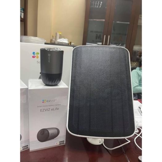 Camera IP Pin sạc hồng ngoại không dây 2.0 Megapixel EZVIZ BC1C +Tấm Pin năng lượng mặt trời