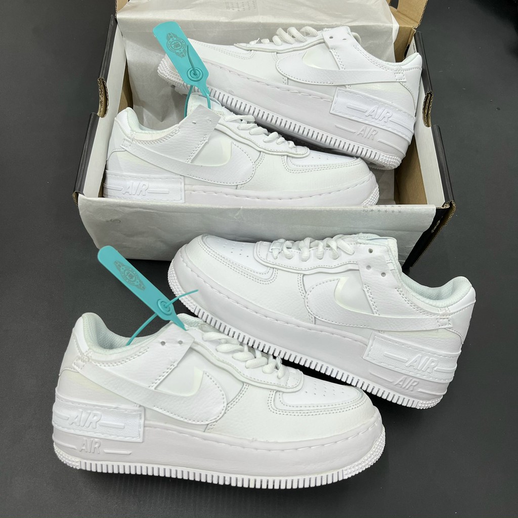 (FREESHIP+ẢNH THẬT) Giày AF1 Shadow full trắng