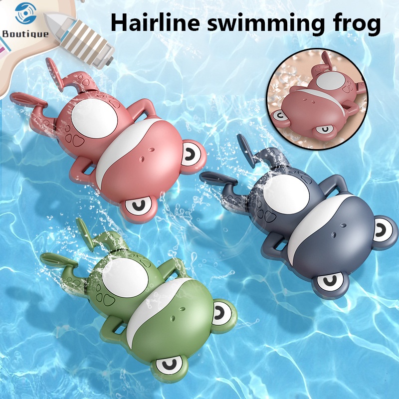  Baby Bath Toys Cute Clockwork Animals Frog Water Toys Swimming Pool Water Game Best Gifts for Children