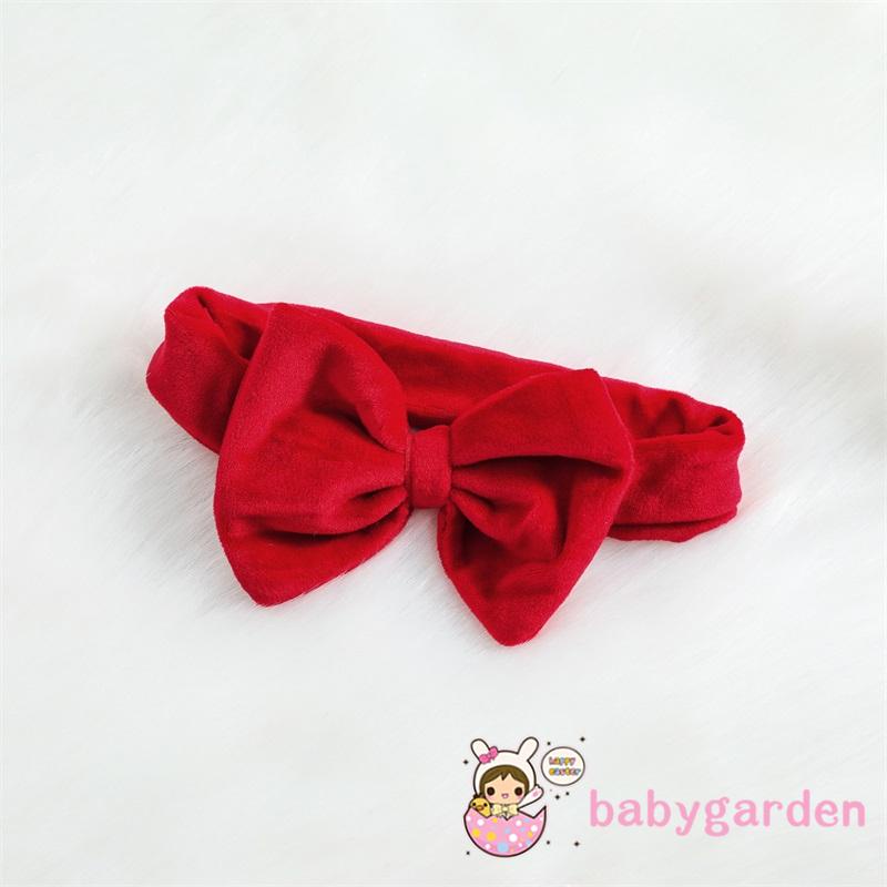 Bộ Áo Liền Quần Tay Dài + Băng Đô Cài Tóc Họa Tiết Giáng Sinh Thời Trang Cho Bé Gái 0-24 Tháng Tuổi