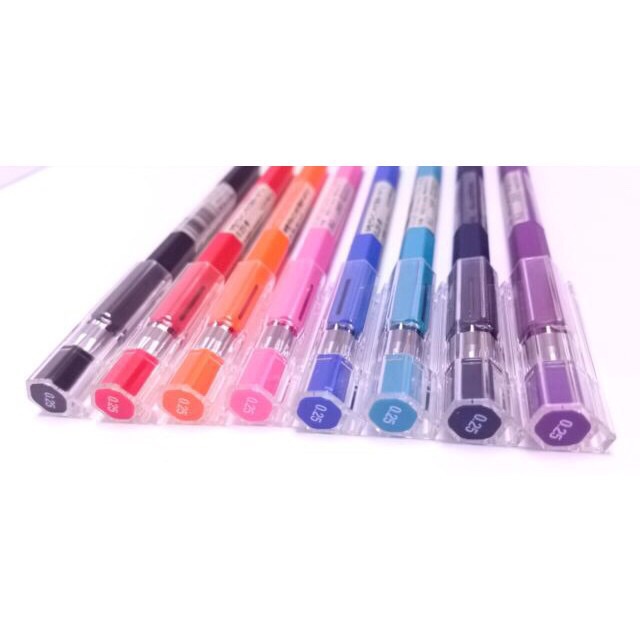 Bút gel Muji Hexagonal 0.25mm