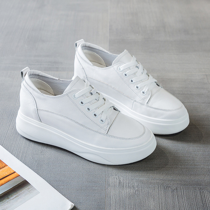 Giày Da Đế Dày Tăng Chiều Cao 2021 31 32 33 Thời Trang Mùa Xuân Cho Nữ | BigBuy360 - bigbuy360.vn