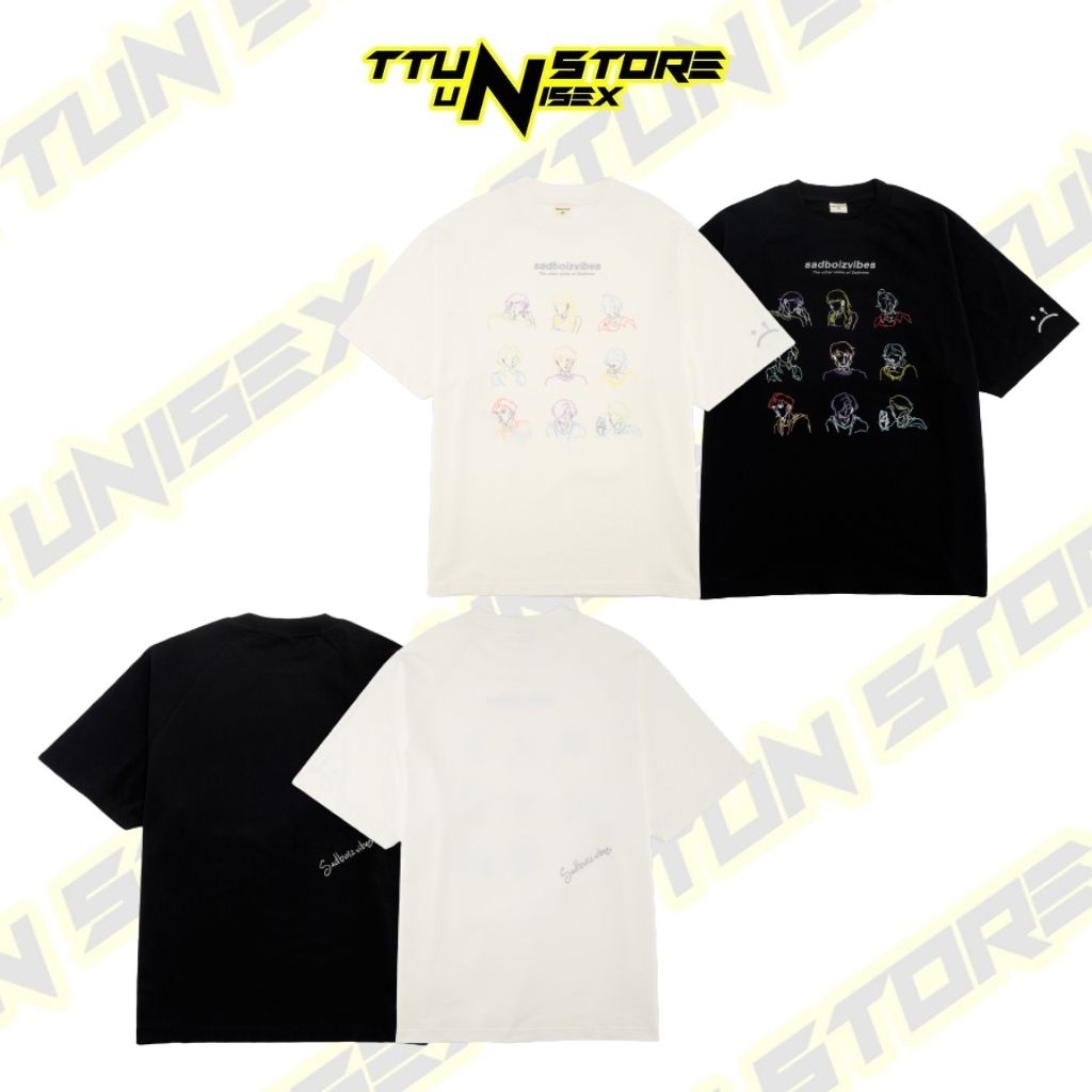 Áo Thun SADBOIZ TOSS , SB Sadboizvibes Tee Local Brand Full Tag Chữ Thêu Nam Nữ Form Rộng Vibes Aint Cry TTUN STORE