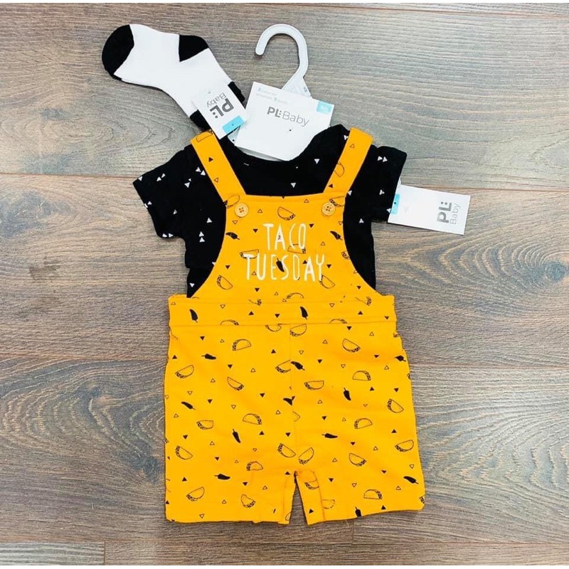 Set yếm 3 chi tiết cho bé