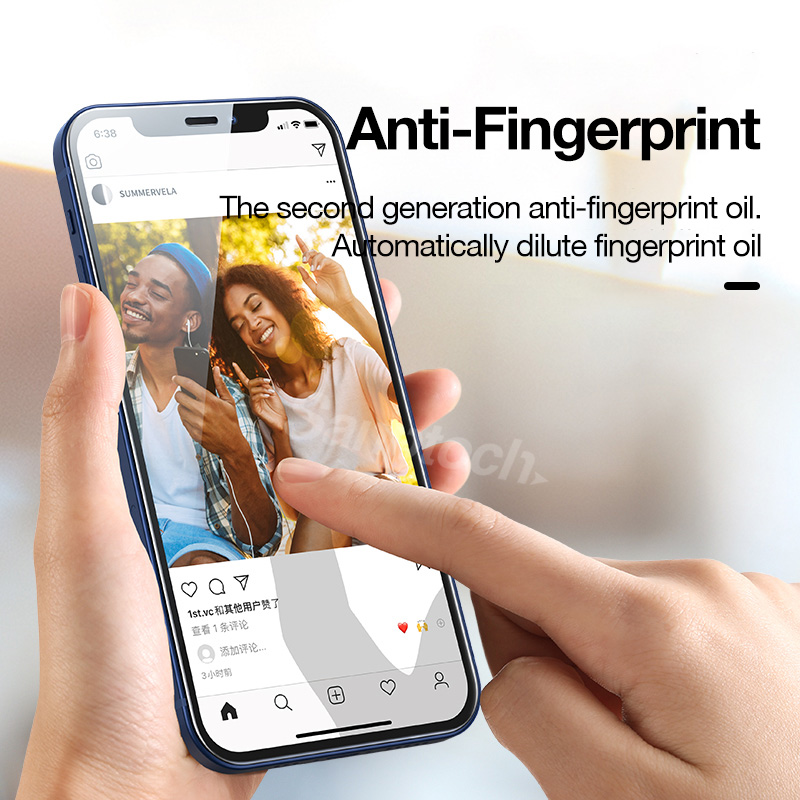 Kính bảo vệ toàn màn hình Sanptoch phù hợp cho iPhone 11/12/13 Pro Max 13