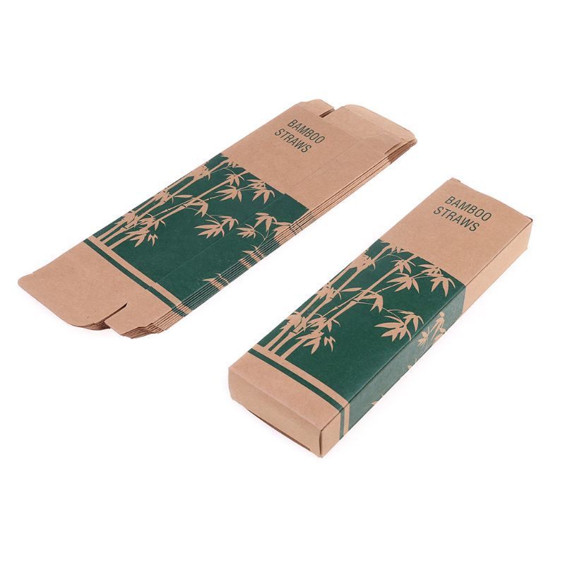 Set 100 Ống Hút Tre Có Thể Tái Sử Dụng Thân Thiện Với Môi Trường
