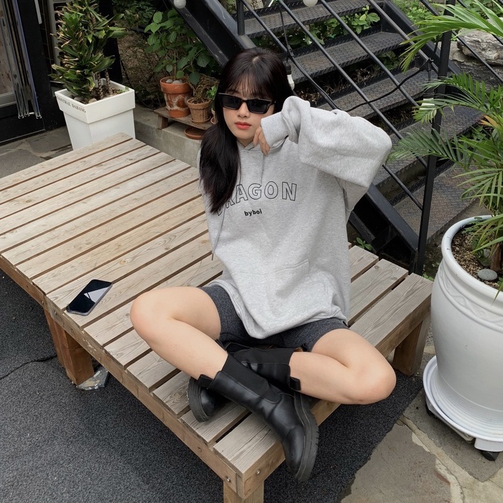 Áo Khoác Local Brand nhiều màu - HOODIE BASIC Dragonbyboi cao cấp, nỉ bông trơn