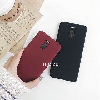 Ốp Điện Thoại TPU Mềm Siêu Mỏng Mặt Nhám Màu Trơn Đơn Giản Cho Meizu MX5 MX6 Pro 6 7 Plus Pro6 Pro7 X8