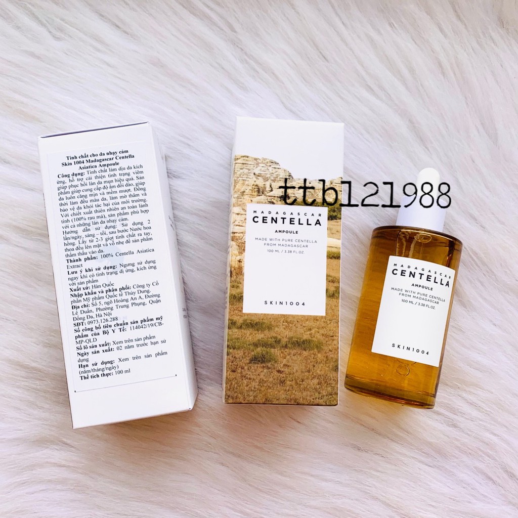 < tem phụ >Tinh Chất Serum Rau Má Madagascar Skin1004 100Ml + 55Ml + Hyalu Cica 50Ml Dành Cho Da Mụn Nhạy Cảm | BigBuy360 - bigbuy360.vn