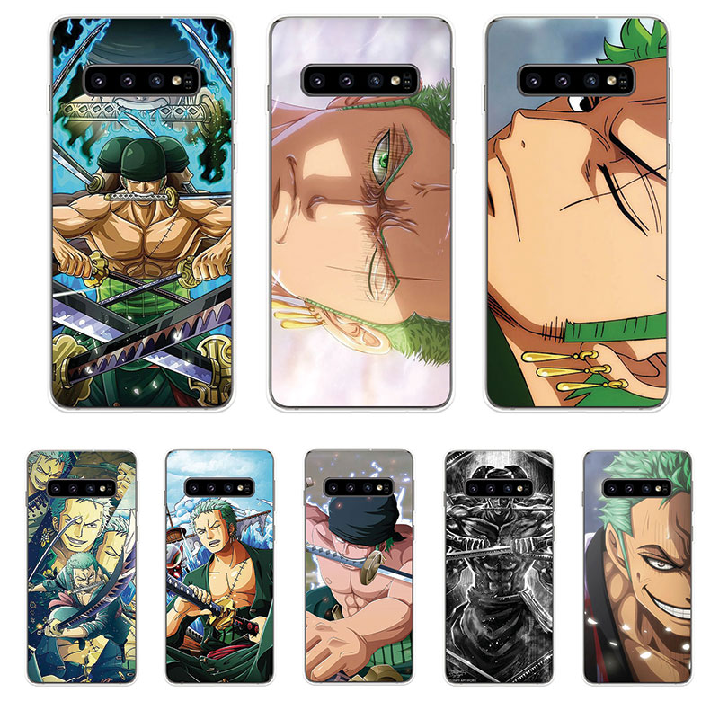 Ốp điện thoại silicone mềm TPU họa tiết One Piece cho Samsung Galaxy S9 S9+ S10 S10+ Plus S10e Lite