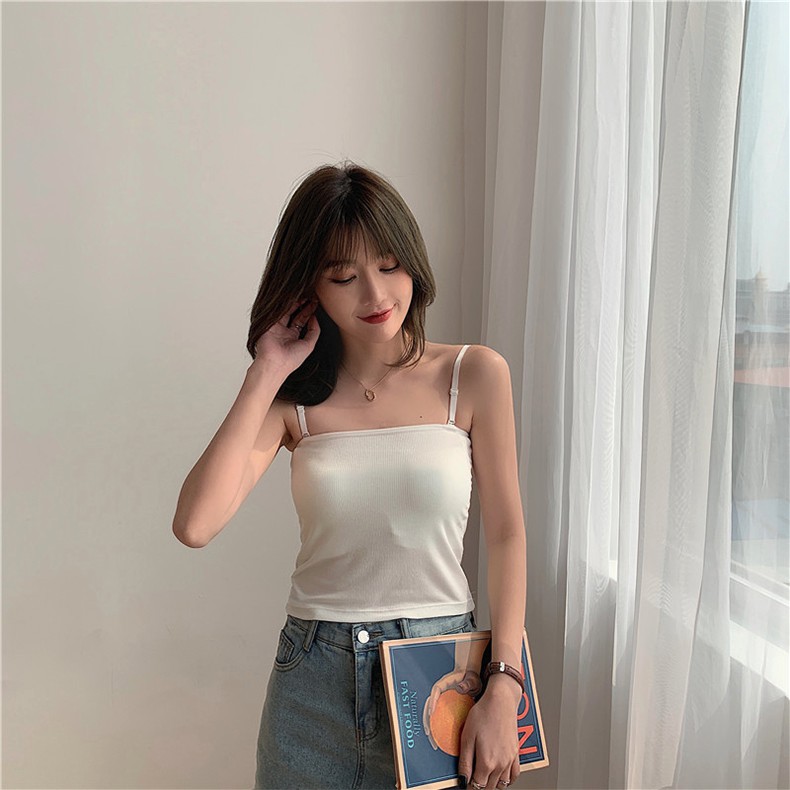 Áo hai dây Body chất đẹp - vải thun Cotton mềm mịn, dày dặn, co giãn tốt | BigBuy360 - bigbuy360.vn