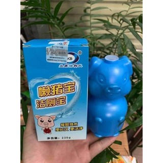 Lợn thả bồn cầu lợn xanh