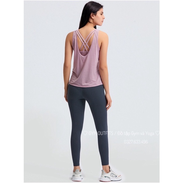 Áo Tập Reenergizead 2-in -1 Tank Lululemon - Áo Tank Liền Bra Tập Yoga Gym Cao Cấp