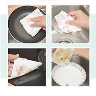 Cuộn khăn giấy thấm dầu mỡ hình củ quả dễ thương